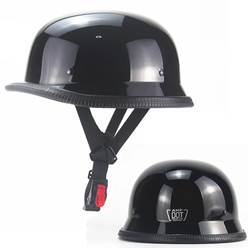 Retro Motorradhelm – Leichte ABS Konstruktion mit Komfortabler Innenpolsterung