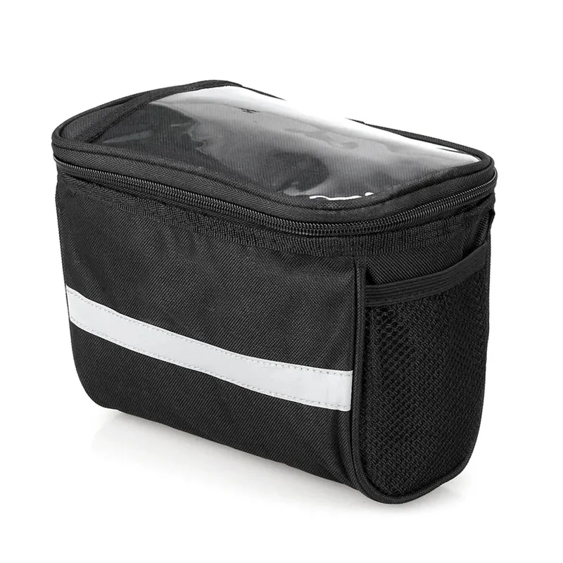 Isolierte Fahrradlenkertasche – Großes Hauptfach mit Reflektorstreifen & PVC Fach