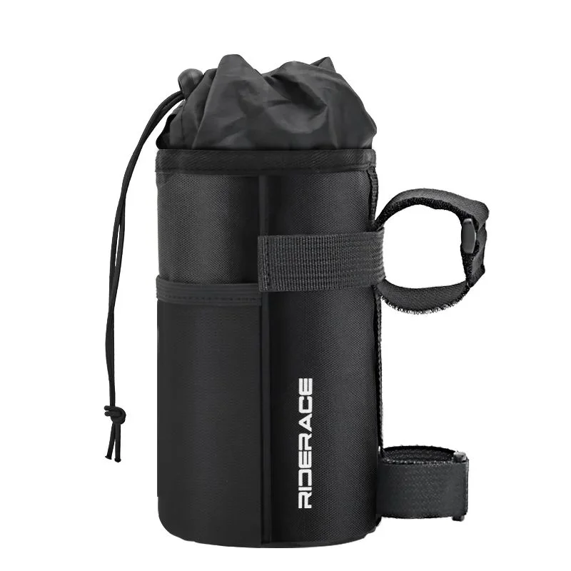 Isolierte Fahrrad Lenkertasche – Flaschenhalter mit Thermofutter und Klettverschluss