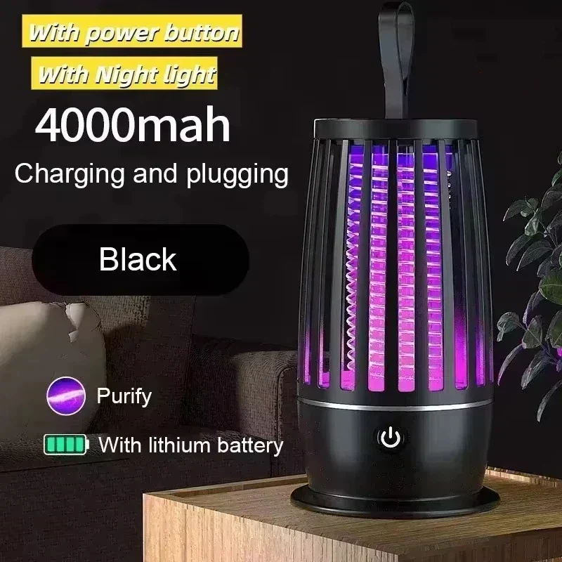 Mückenlampe USB – Elektrische Insektenlampe mit Nachtlichtfunktion