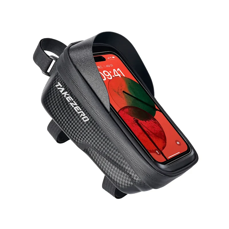 Fahrrad Lenkertasche mit Handyhalter – EVA Hartschale mit Touchfenster