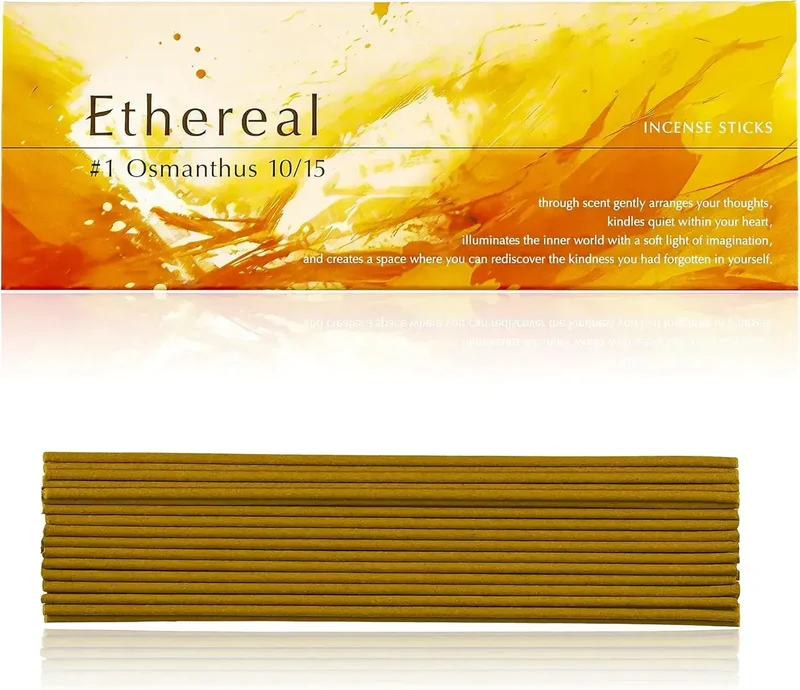Ethereal Sandalwood Incense Sticks Japan Musk Vanilla Vetiver
