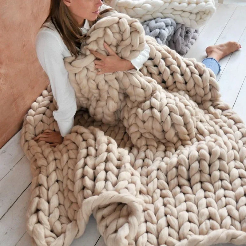 DIY Chunky XL Garn – Extra dick, weich & ideal für Decken und Kissen