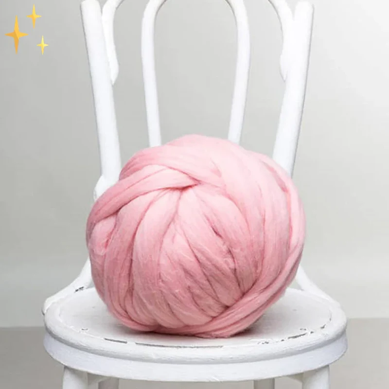 DIY Chunky XL Garn – Extra dick, weich & ideal für Decken und Kissen