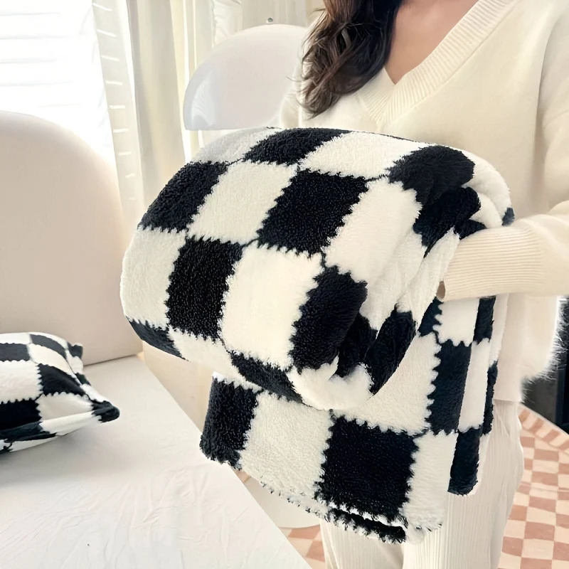 SNUGSPOT – Bunt Karierte Flausch Decke