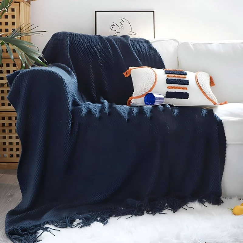 KNITCOVE – Stilvolle Strick-Fleecedecke für maximalen Komfort