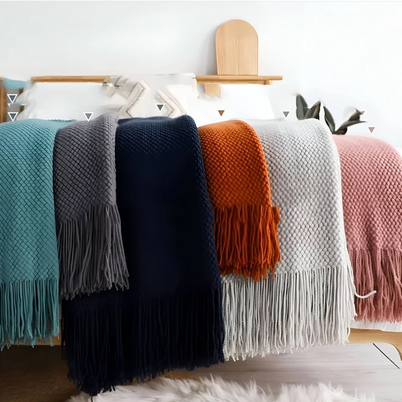 KNITCOVE – Stilvolle Strick-Fleecedecke für maximalen Komfort