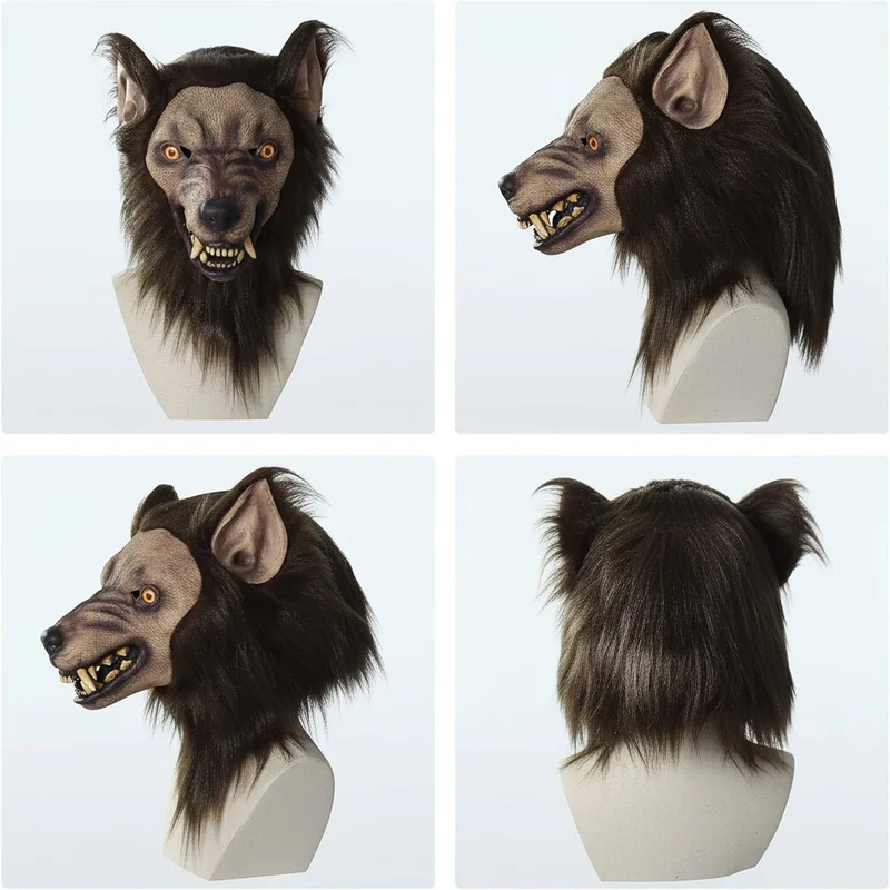 Nachtgeheul – Realistische Werwolfmaske Für Halloween Und Cosplay