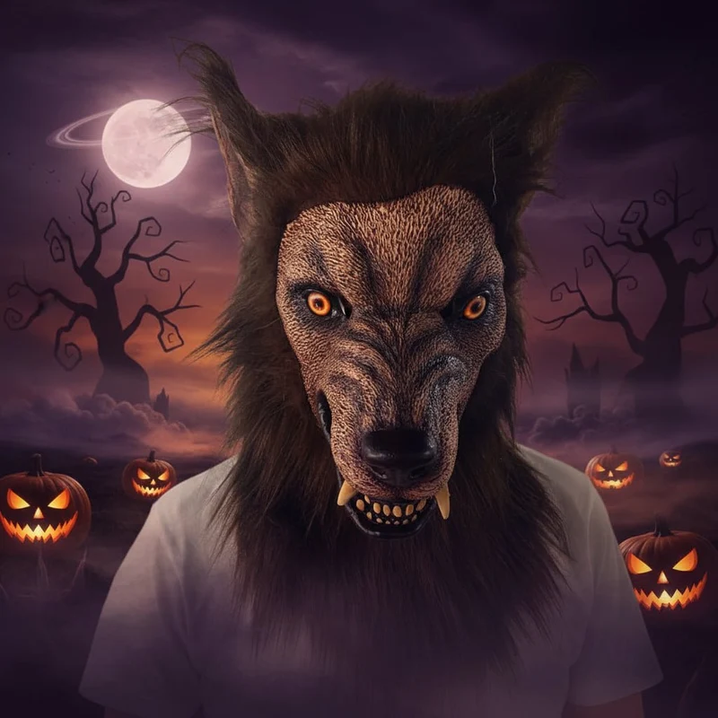 Nachtgeheul – Realistische Werwolfmaske Für Halloween Und Cosplay