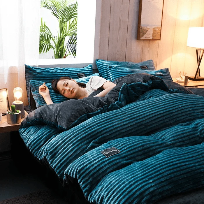 Fluwel – Winter-Bettwäsche-Set aus Plüsch – Warm & weich schlafen