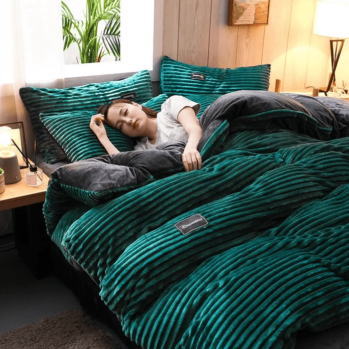 Fluwel – Winter-Bettwäsche-Set aus Plüsch – Warm & weich schlafen