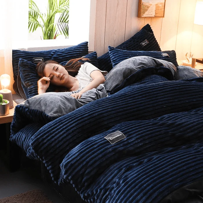 Fluwel – Winter-Bettwäsche-Set aus Plüsch – Warm & weich schlafen