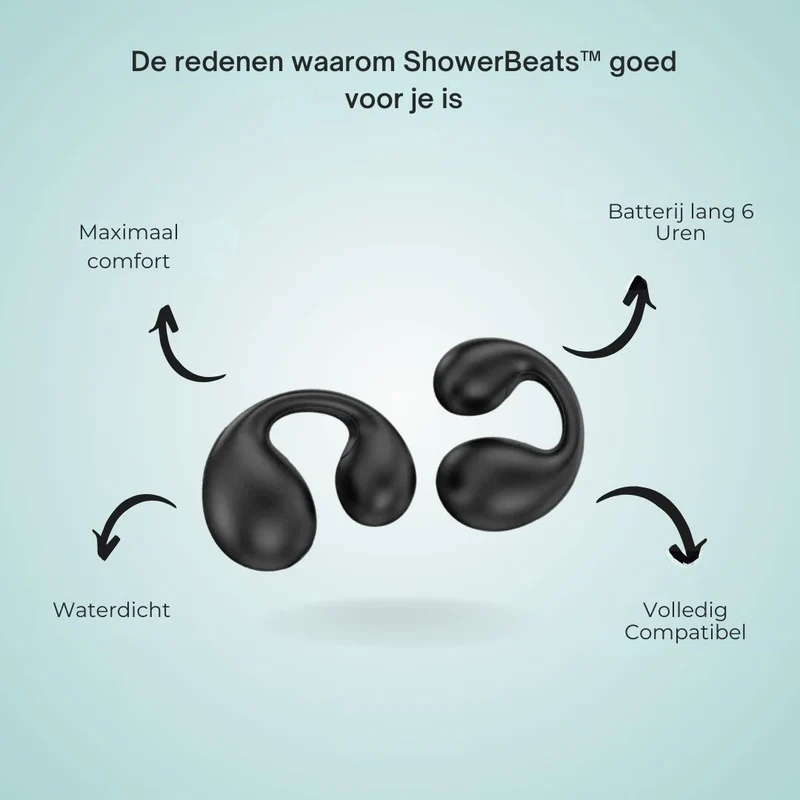 Audiora – Wasserdichte In-Ear Ohrstöpsel Bluetooth – für Dusche & Sport