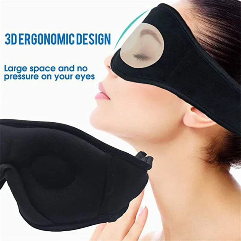 Bolendo Schlafmaske 3D Augenmaske Kopfset Stirnband