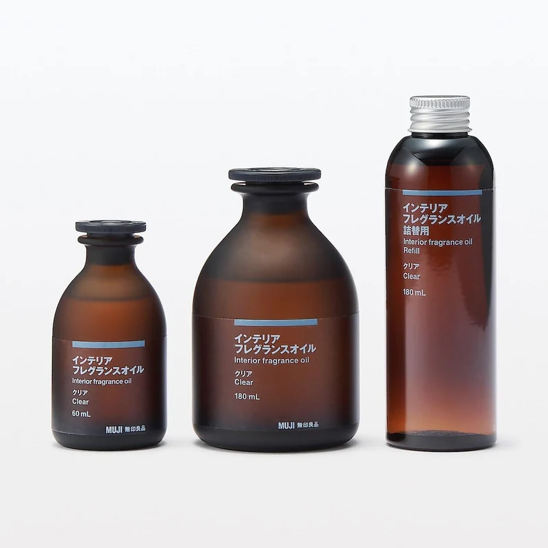 Muji Clear Interior Fragrance Oil 180ml - Aromatic Home Scents by Muji