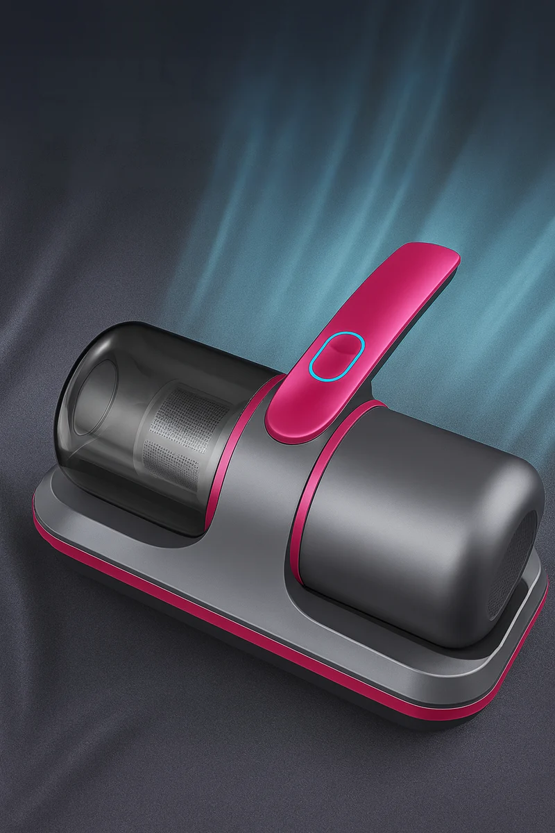 Kabelloser Handstaubsauger zur Milbenentfernung mit UV-Licht, 12 kPa, Allergikerfreundlich