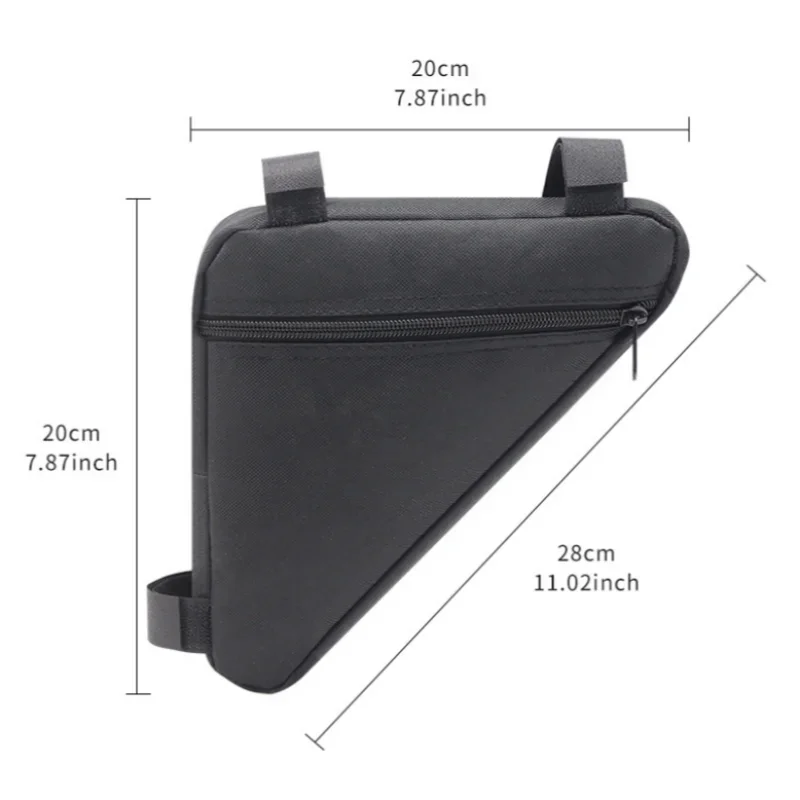 Fahrrad Rahmentasche Dreieck – Wasserabweisende Fahrradtasche mit Reflektierenden Details