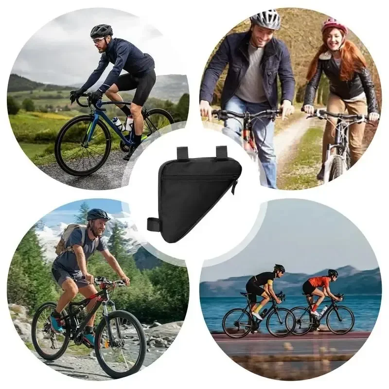 Fahrrad Rahmentasche Dreieck – Wasserabweisende Fahrradtasche mit Reflektierenden Details