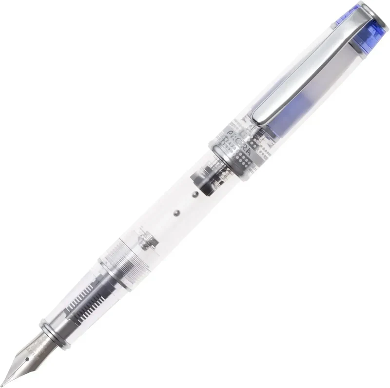 Pilot Fountain Pen Prera Medium Clear Blue Resin Collection