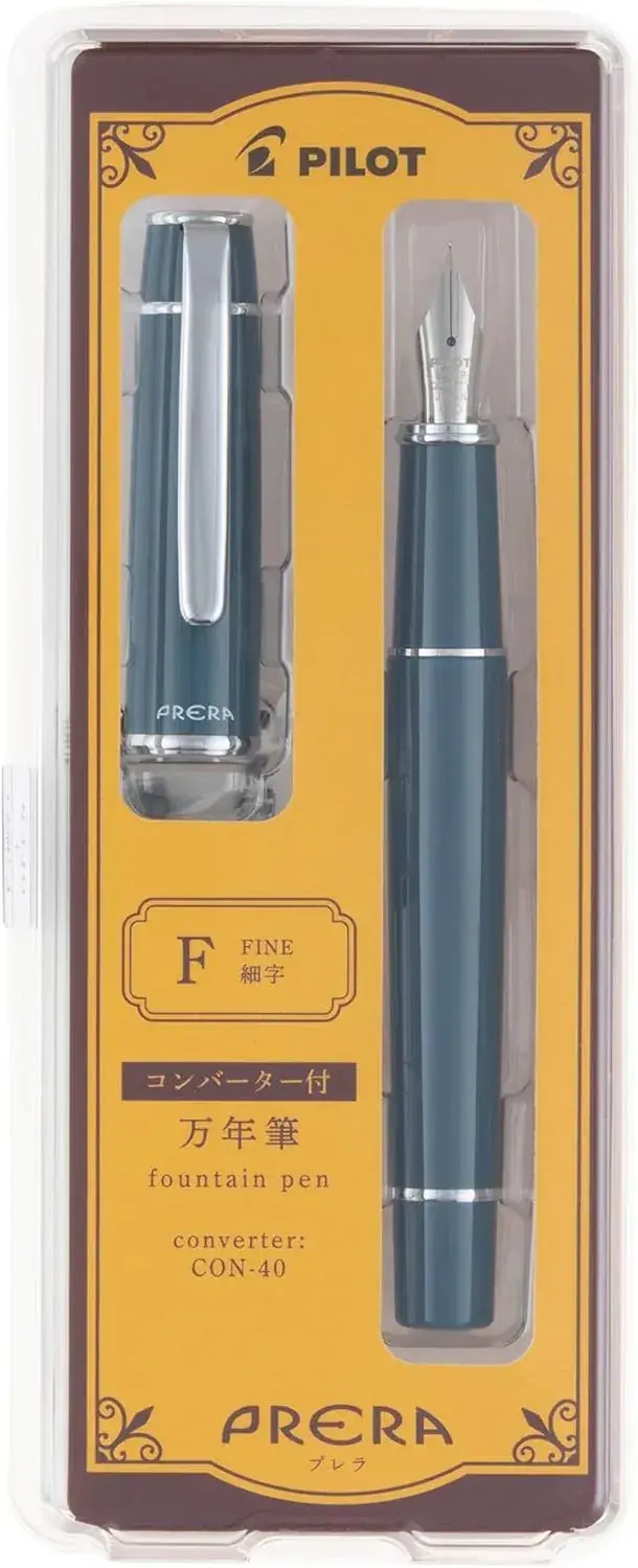 Pilot Prera Fountain Pen Medium 0.5mm Tip for Smooth Writing