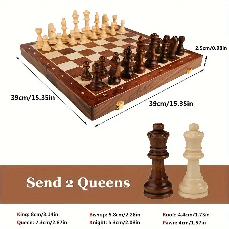 Schachspiel – Klassische Strategie trifft edles Design