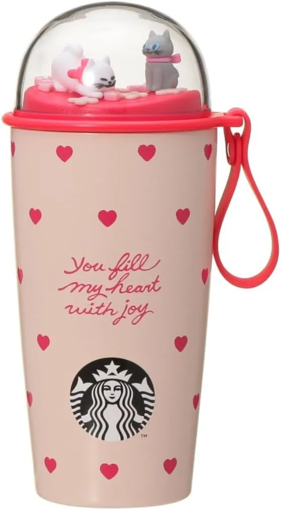 Starbucks Valentine 2026 Heart Stainless Steel Bottle 355ml