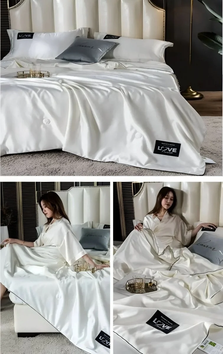 Fluffina - Hochwertige Satin Seiden Bettwäsche