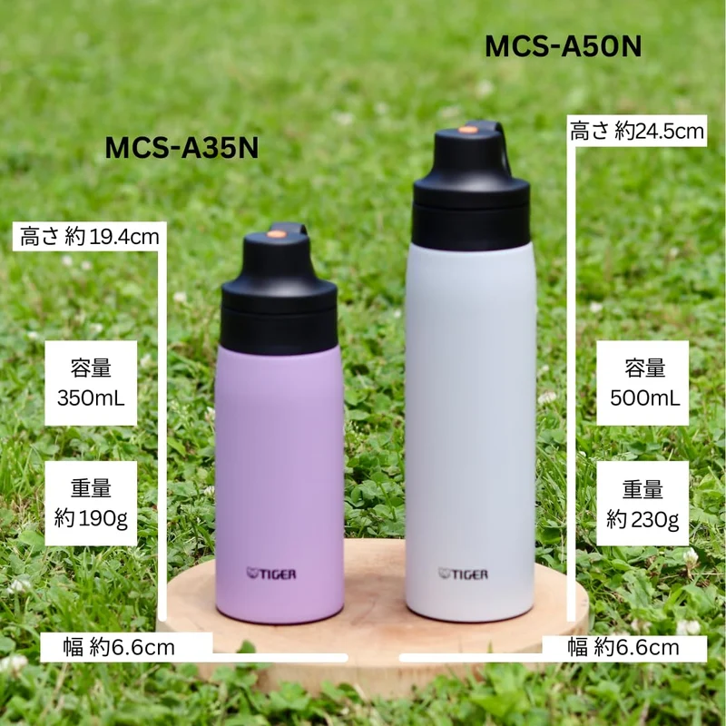 Tiger Vacuum Bottle 500ml with Stainless Steel Straw – Viridian Blue-Green