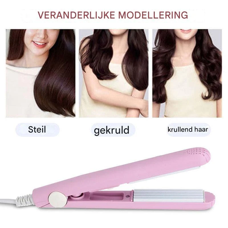 2-in-1 Haarstyler für Locken & Glätten – Styling in 5 Minuten