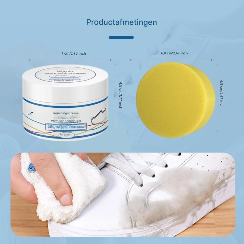 FreshShoe Sneaker-Creme – Reinigt & pflegt alle Materialien, 100 ml