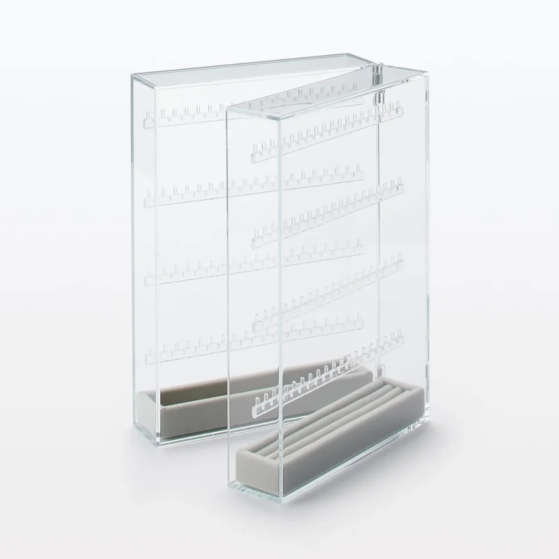 Muji Velour Ring Divider for Double-Sided Acrylic Boxes 16.7x3.7x2cm