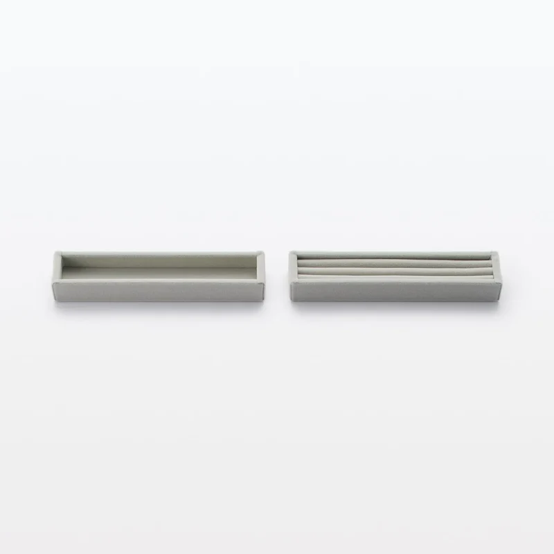 Muji Velour Ring Divider for Double-Sided Acrylic Boxes 16.7x3.7x2cm