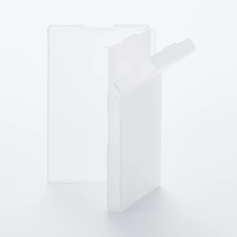 Muji Double Polypropylene Card Case 30-Card Capacity 82114539