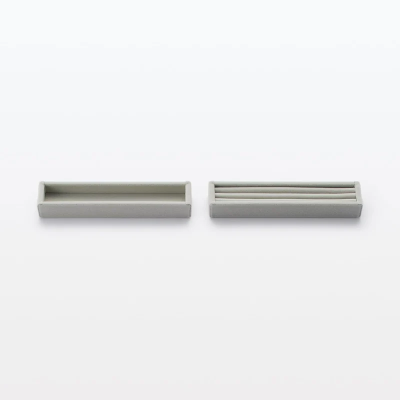Muji Velour Inner Box Divider for Acrylic Double-Sided Box 16.7x3.7x2cm
