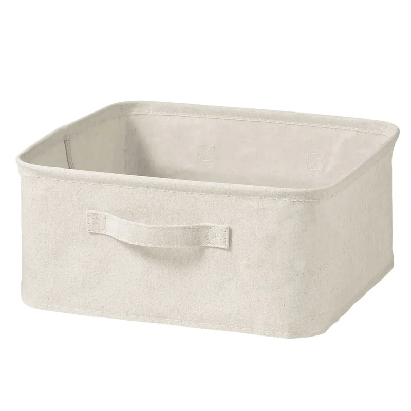 Muji Small Softbox 35x35x16cm Polyester Linen Square Model 12403470
