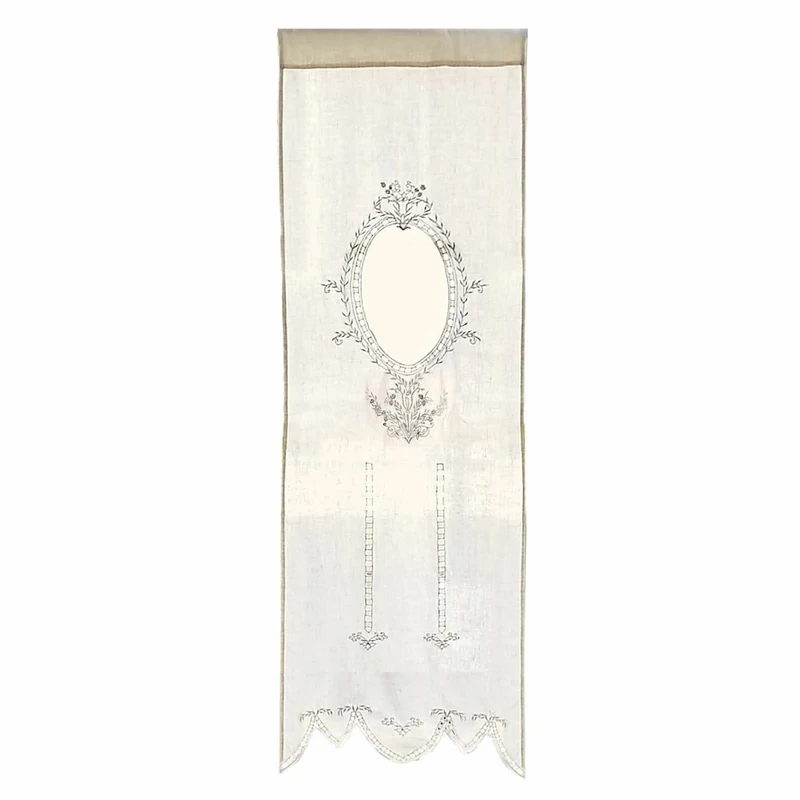 LOIRET Vorhang – Eleganter Fenster-Vorhang aus Leinenmischung mit natürlichem Charme