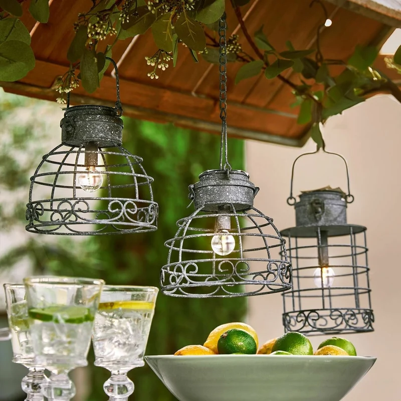 YIREVOL Solar-Laternen 3er-Set – Dekoratives Outdoor-LED-Laternenset mit orientalischem Charme