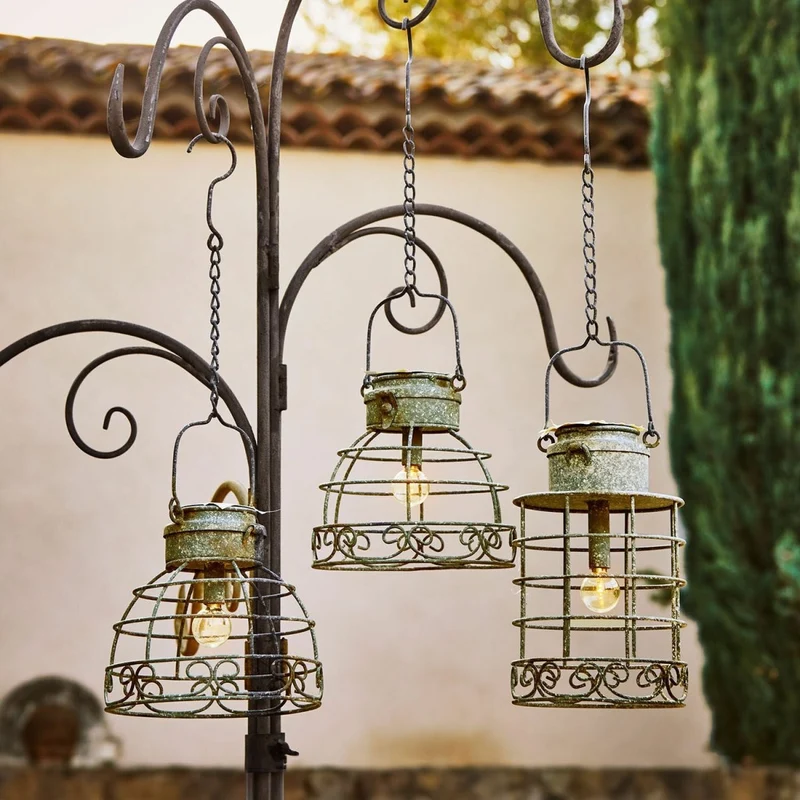 YIREVOL Solar-Laternen 3er-Set – Dekoratives Outdoor-LED-Laternenset mit orientalischem Charme