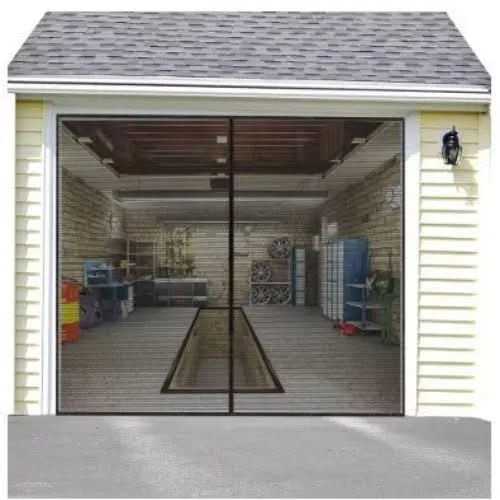 Briseschutz Profi Magnetnetz | Magnetischer Garagenschutz | Insektenschutz & Frischluftsystem Für Garage & Terrasse