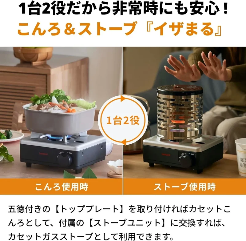 Iwatani Cassette Fu Oven and Stove CB-IZ-1 Portable Gas Cooker