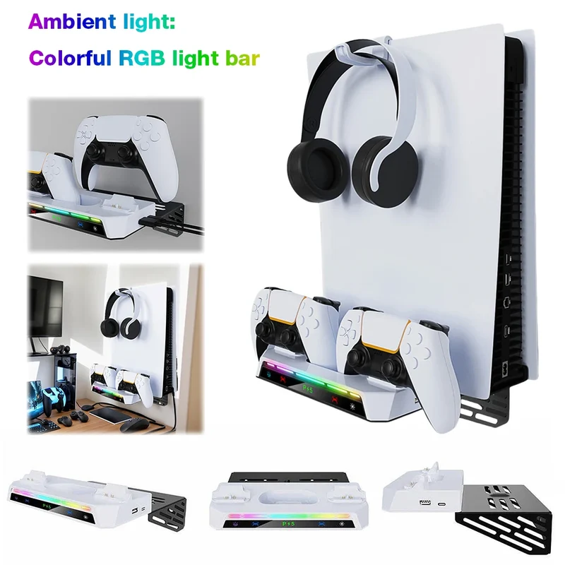 GameMount – Wandhalterung für Konsole mit RGB & Kabelmanagement | Kühlung & Ordnung fürs Gaming-Setup