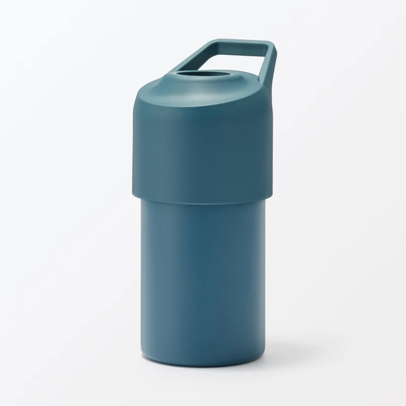 Muji Dark Blue Portable Cooler Holder for 500-650ml Pet Bottles 84908187