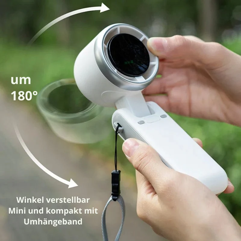 TurboFold Breeze - Kompakter Power-Ventilator für unterwegs