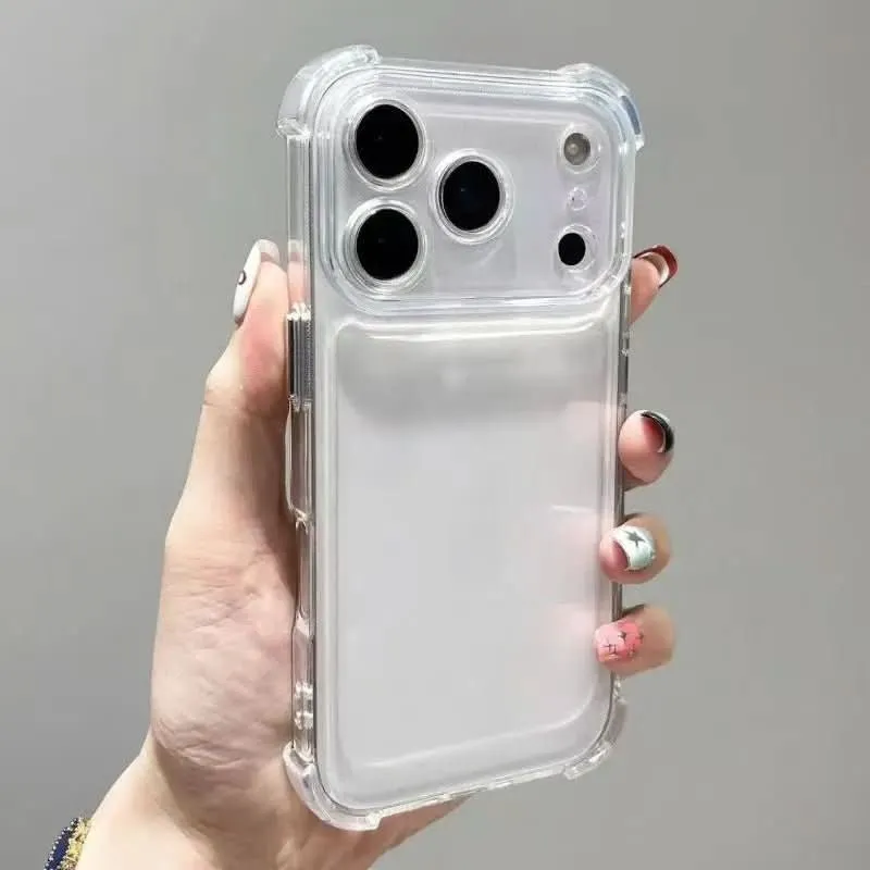 Aufprall Garde – Stoßfestes Transparentes Stoßfänger-Gehäuse Für iPhone