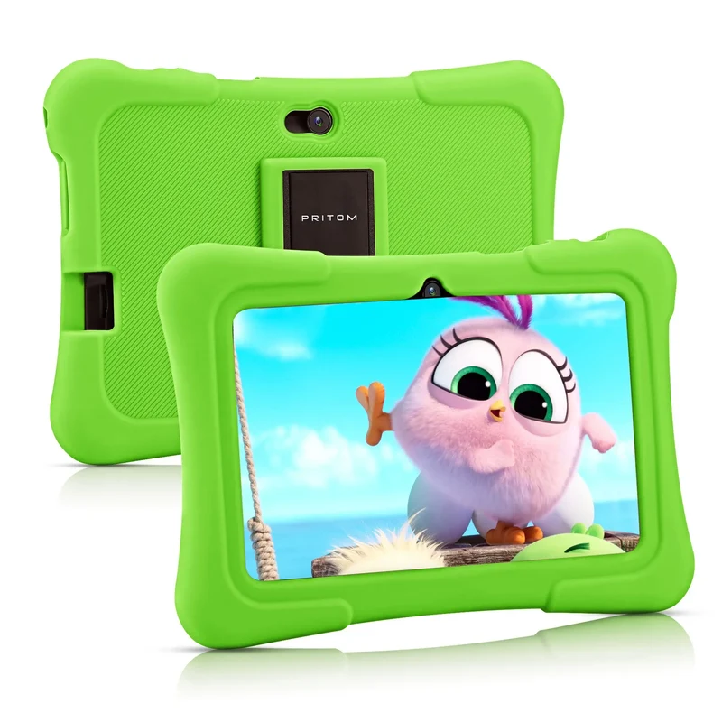 Pritom – Kinder-Tablet 7 Zoll Android 10, 32GB Speicher mit Lernsoftware