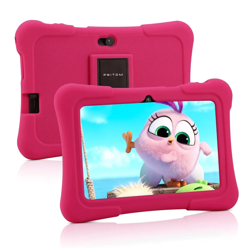 Pritom – Kinder-Tablet 7 Zoll Android 10, 32GB Speicher mit Lernsoftware