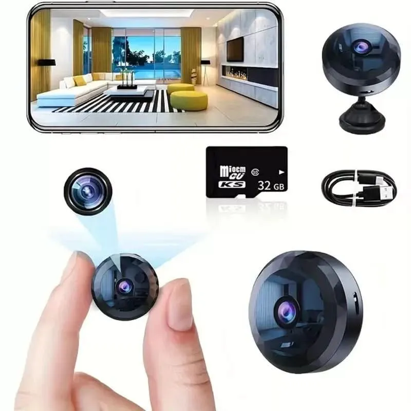 Sicherheitskamera Klein – Magnetische Klein-WLAN-Kamera 1080P HD Für Diskrete Überwachung