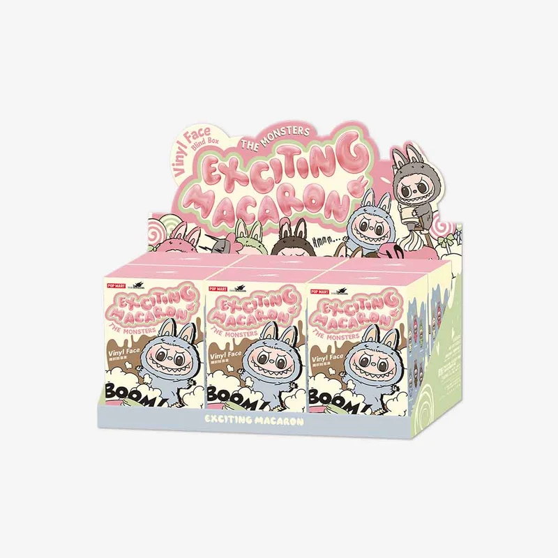 POP MART The monsters Labubu Exciting Macaron Plush Series [Assortment Box]