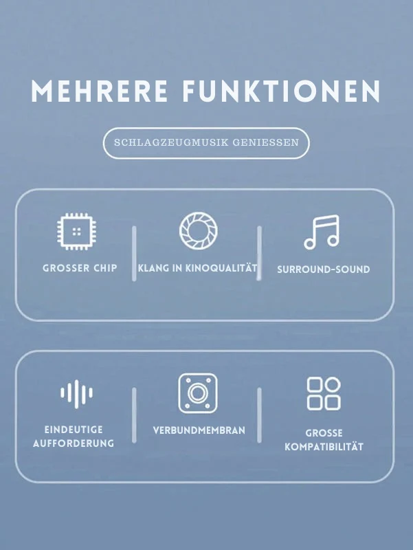 SoundEase Kopfhörer – Faltbarer Musikgenuss für unterwegs