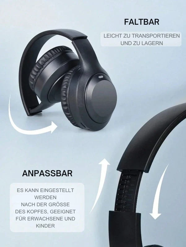 SoundEase Kopfhörer – Faltbarer Musikgenuss für unterwegs